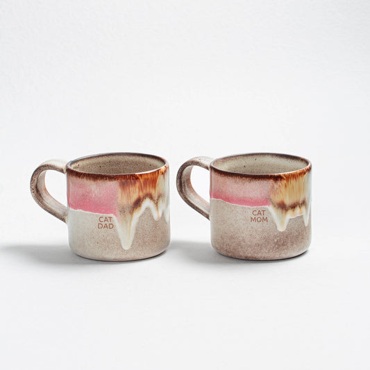 Egg Back Home Melting Ice Cream Mug Cat Mom & Dad 2er Set 360ml – Studio Neva