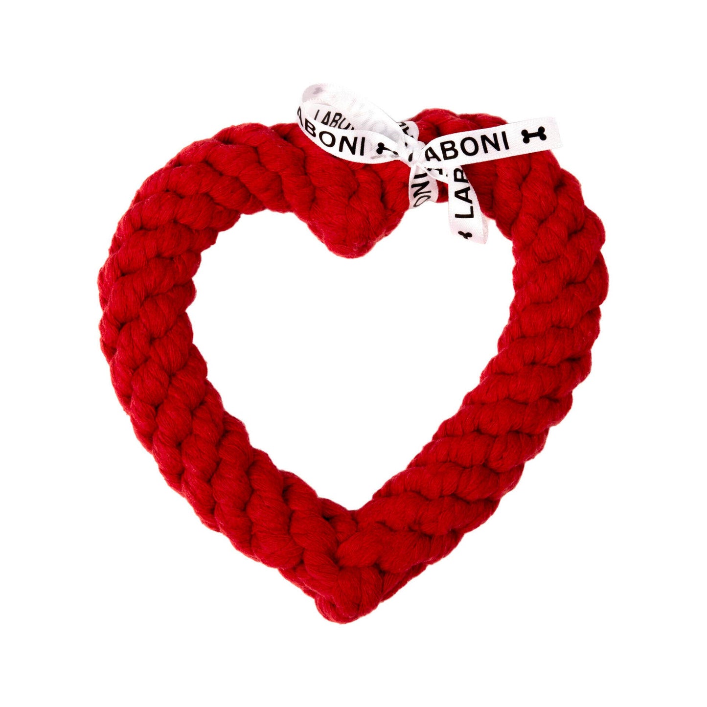 Hertha Heart Hundespielzeug Herzform Detail – Studio Neva
