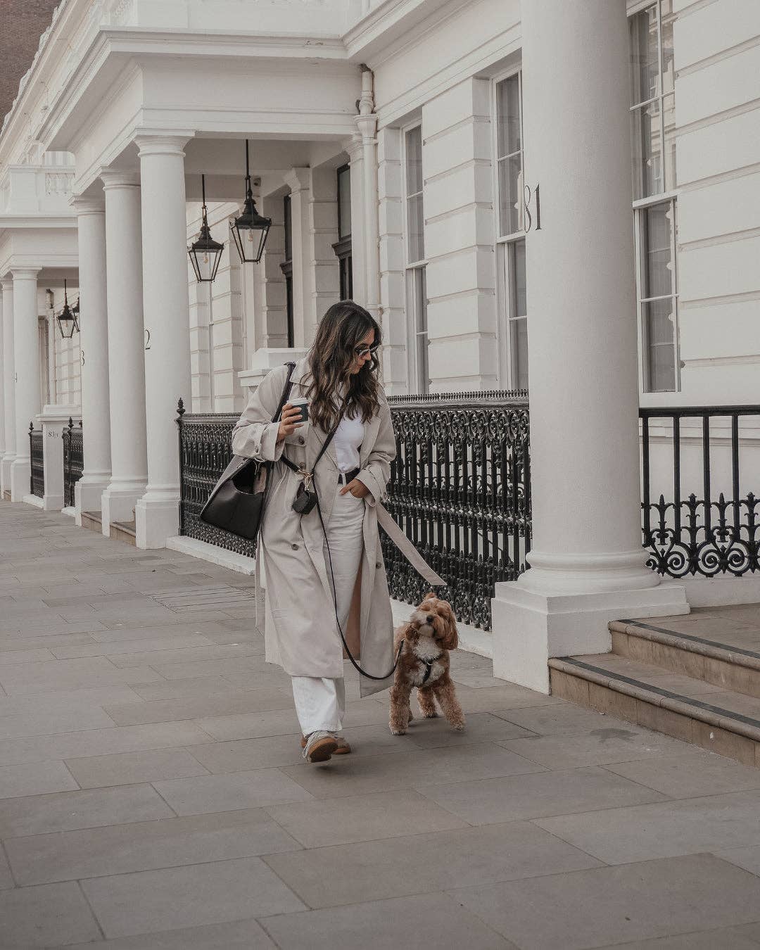 Hundeleine Hands-Free Loop Lead Chocolate – By Teddy