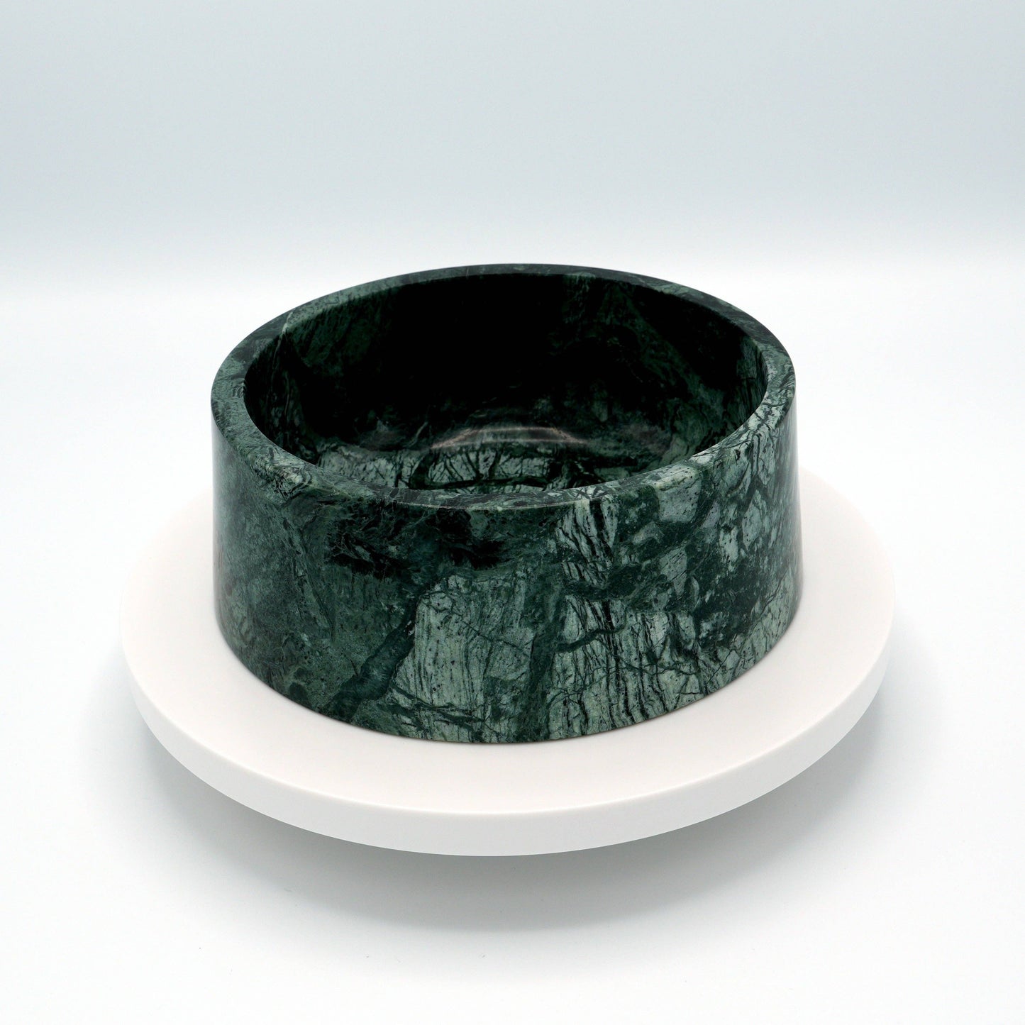 Marmor Hundenapf Indian Dark Green grün – Studio Neva