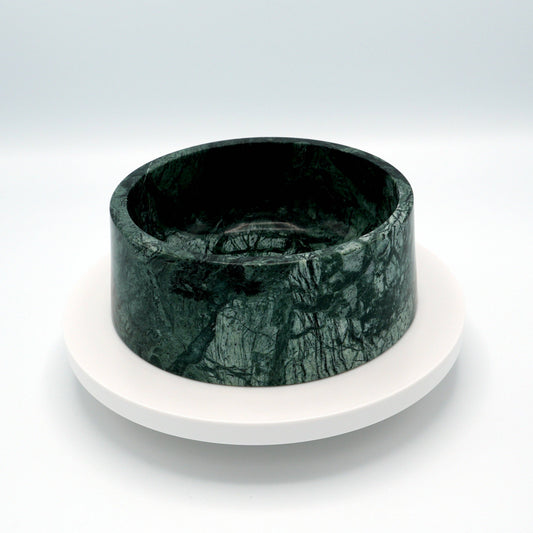 Marmor Hundenapf Indian Dark Green grün – Studio Neva